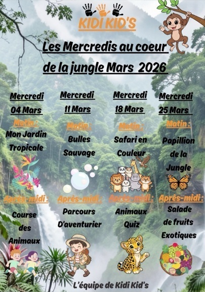 Programme des mercredis