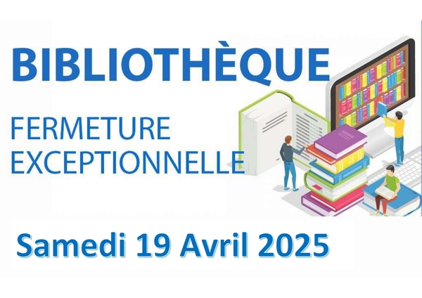 Fermeture bibliothèque